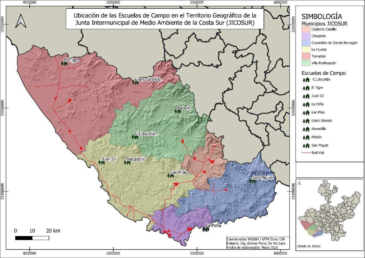 ESCUELAS DE CAMPO DE LA COSTA SUR